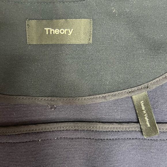 Theory Ualana Z Beacon Tweed Jacket Zip Semi-Crop Size 6 - Picture 7 of 10